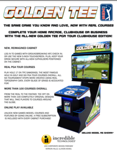 Golden Tee PGA TOUR 2022 Home Edition – Deluxe