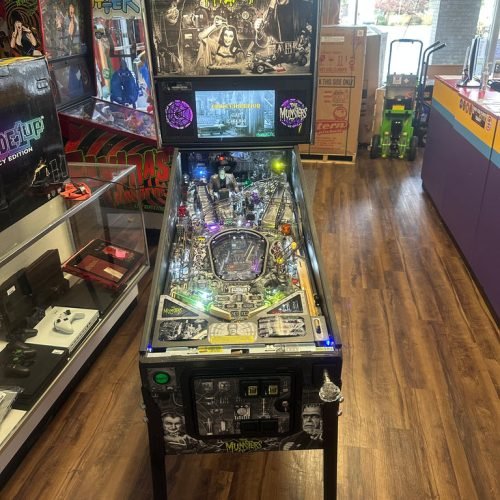 Stern Pinball LOADED The Munsters Premium Black & White Pinball Machine for sale