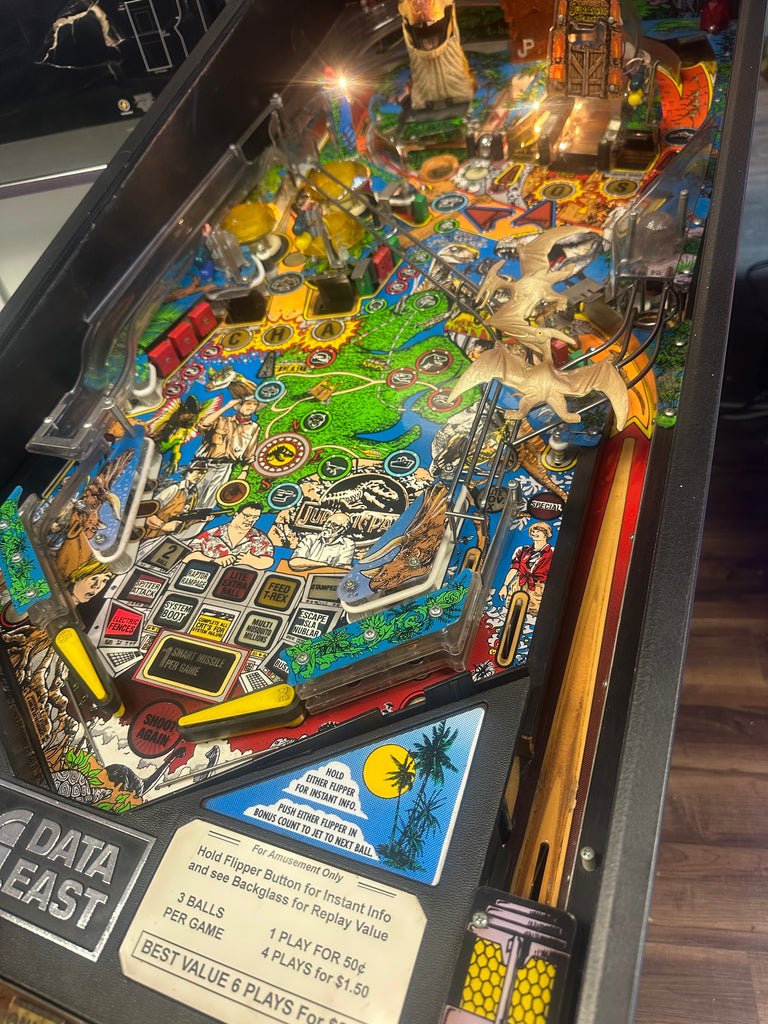 Data East Jurassic Park Pinball Machine for sale ()