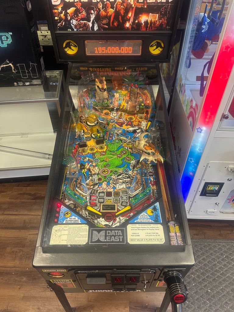 Data East Jurassic Park Pinball Machine for sale ()
