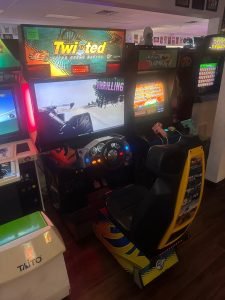 GlobalVR Twisted Nitro Stunt Racing Arcade Game for sale ()