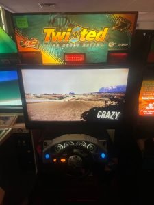 GlobalVR Twisted Nitro Stunt Racing Arcade Game for sale ()