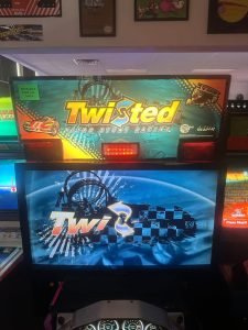 GlobalVR Twisted Nitro Stunt Racing Arcade Game for sale ()