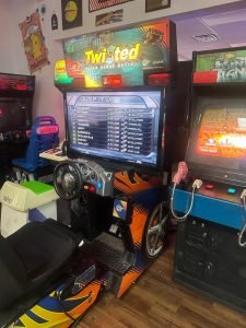 GlobalVR Twisted Nitro Stunt Racing Arcade Game for sale ()