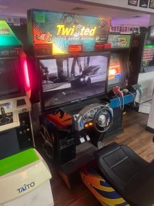 GlobalVR Twisted Nitro Stunt Racing Arcade Game for sale ()