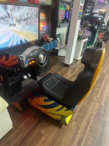 GlobalVR Twisted Nitro Stunt Racing Arcade Game for sale ()