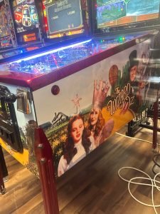 JJP Wizard of Oz th Anniversary Ruby Red Edition Pinball Machine for sale ()