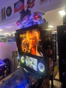 Jim Henson's Labyrinth Pinball Machine with Official Topper for sale ()