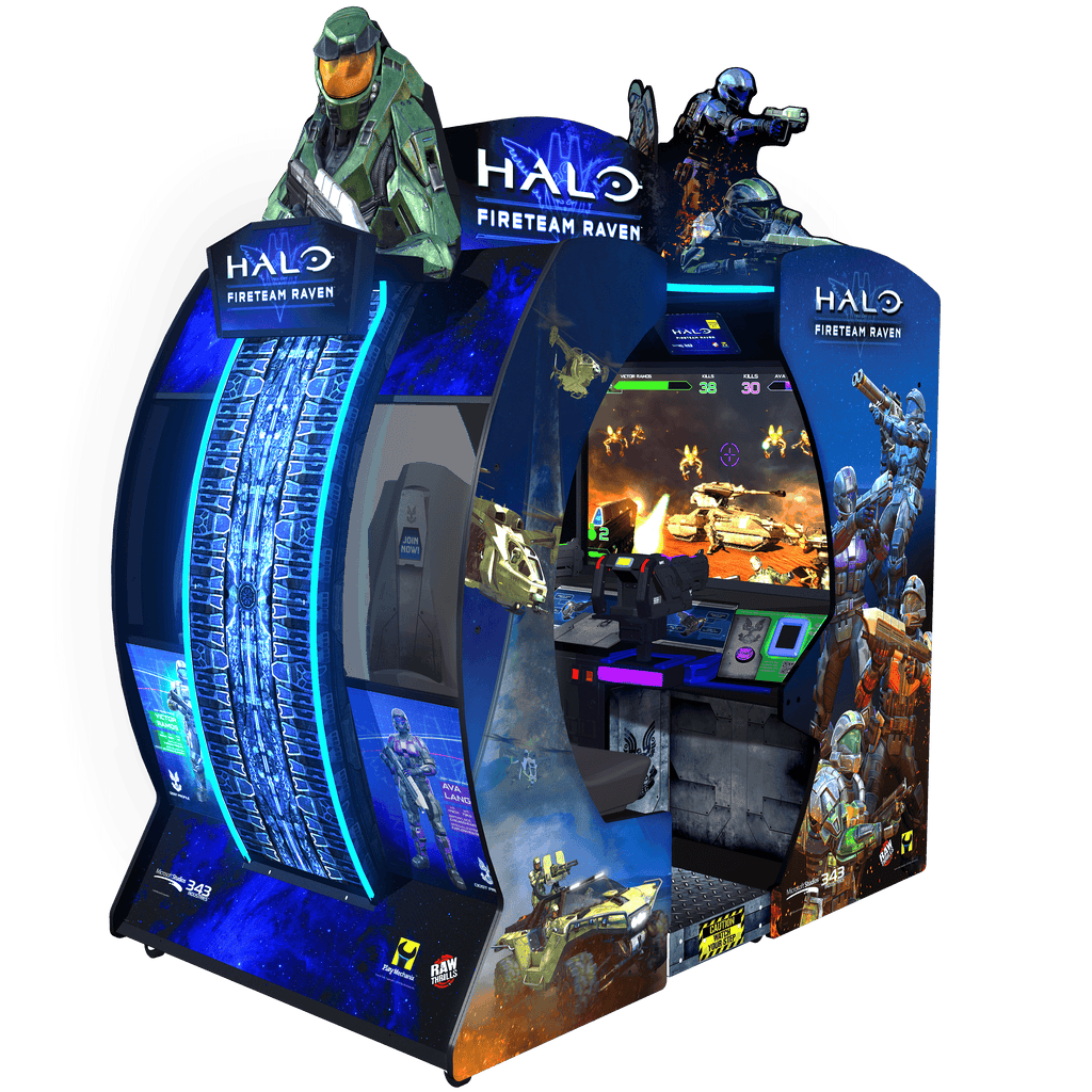 Raw Thrills Halo Fireteam Raven Player Arcade Game for sale