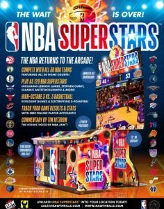 Raw Thrills NBA Superstars Arcade Video Game for sale ()