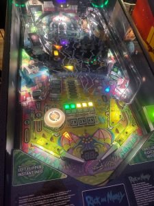 Spooky Pinball Rick and Morty Standard Pinball Machine for sale ()