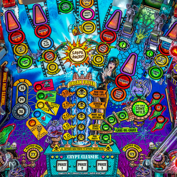 Stern Pinball Elvira’s House of Horrors Premium Pinball Machine for sale ()