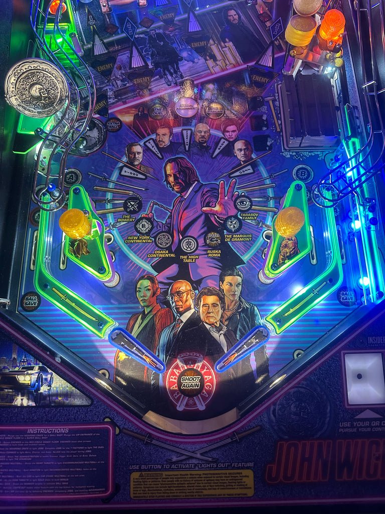 Stern Pinball LOADED John Wick Premium Pinball Machine for sale ()