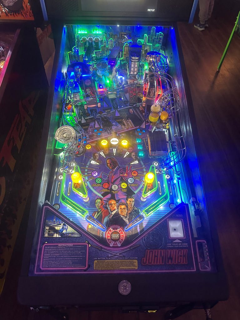 Stern Pinball LOADED John Wick Premium Pinball Machine for sale ()